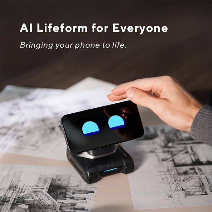 LOOI Robot – AI Desktop Companion with Voice, Memory & Wireless Charging