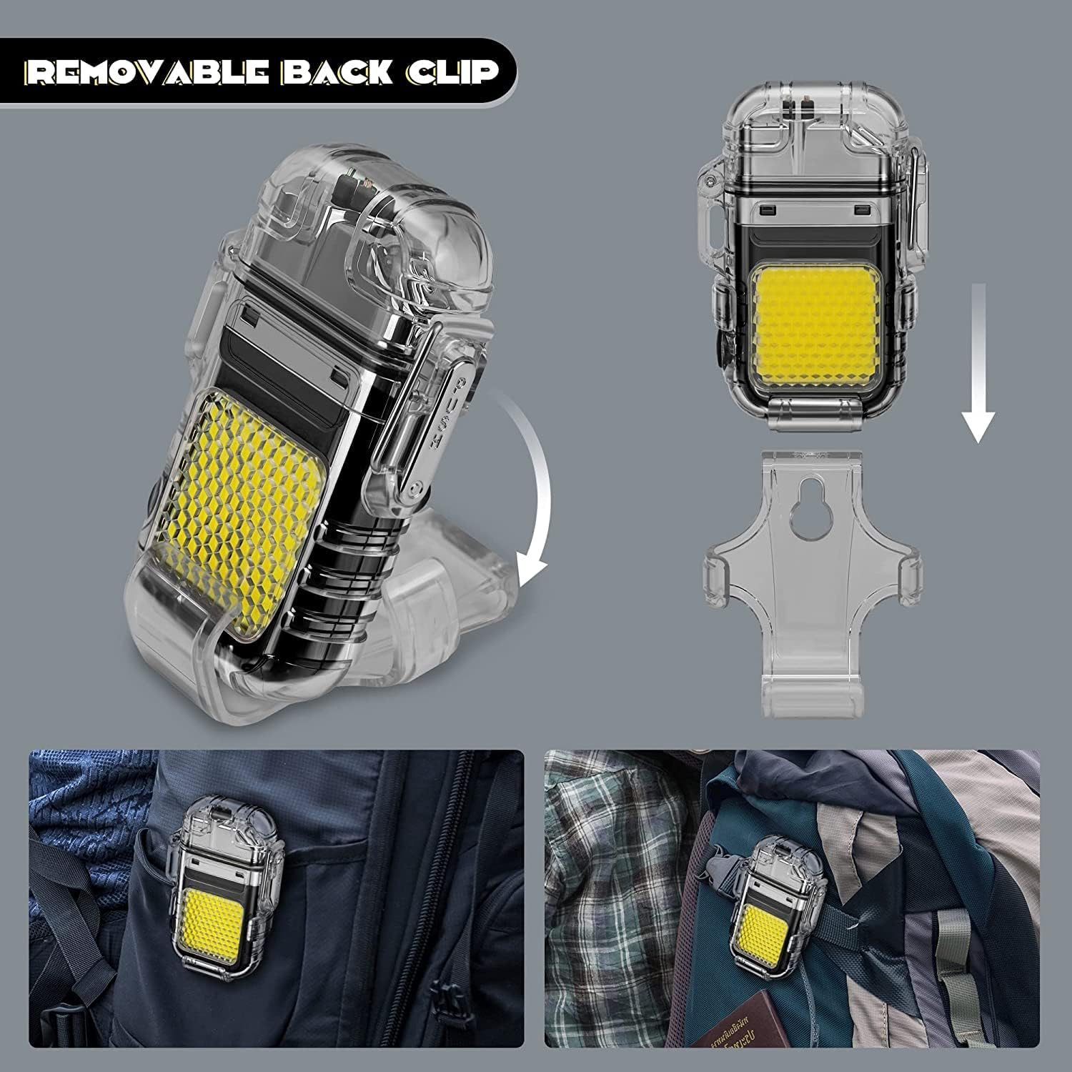 Plasma Survival Lighter with LED Light
